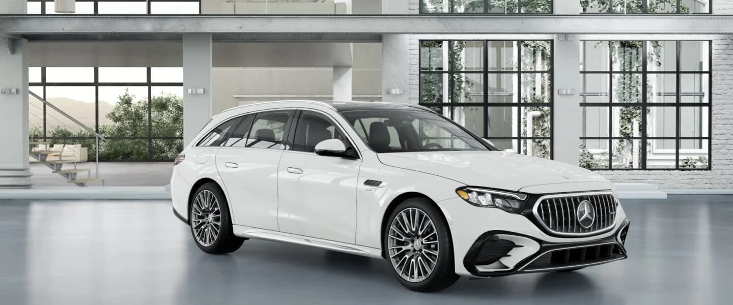Mercedes 2026 AMG E 53 HYBRID Wagon view 3